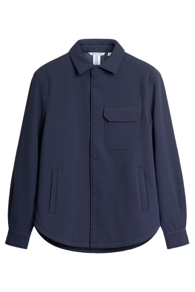 Antony Morato blauwe heren overhemd | Vooraanzicht