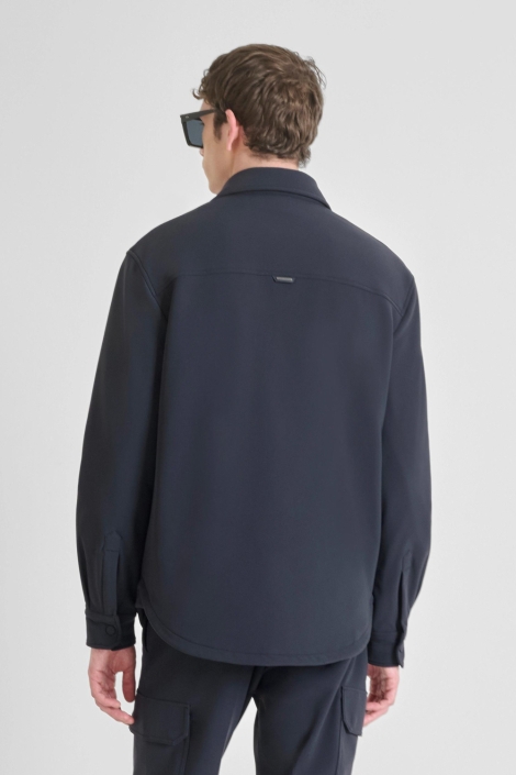 Antony Morato blauwe heren overhemd | Model achteraanzicht