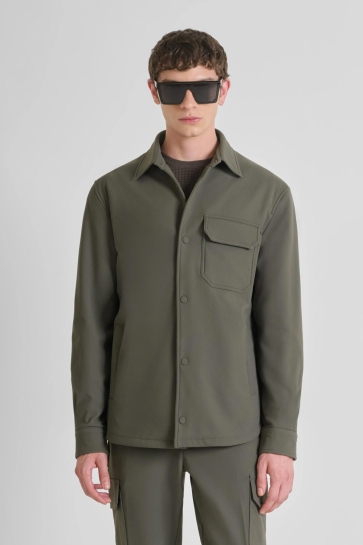 Antony Morato Overhemd SHIRT MMSL00772 FA600297 4089 DARK ARMY
