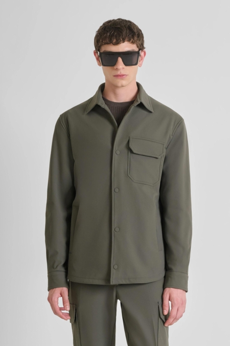 Antony Morato groene heren overhemd | Model vooraanzicht