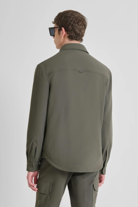 Antony Morato groene heren overhemd | Model achteraanzicht