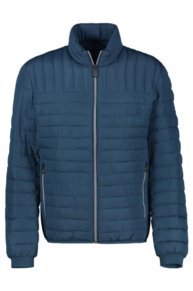 Lerros blauwe heren jas | Vooraanzicht