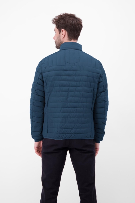 Lerros blauwe heren jas | Model achteraanzicht