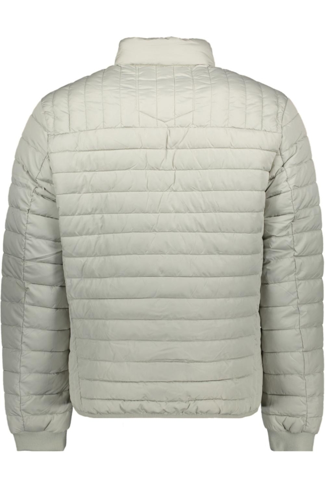 Lerros grijze heren jas | Achteraanzicht