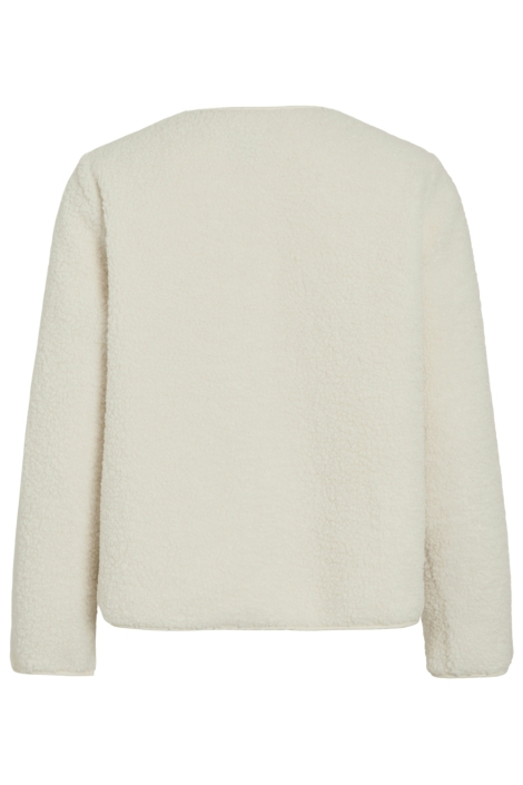 Vila beige dames vest | Achteraanzicht