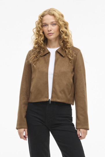 Vila Jas VIMOODY L/S JACKET - NOOS 14111834 TOASTED COCONUT