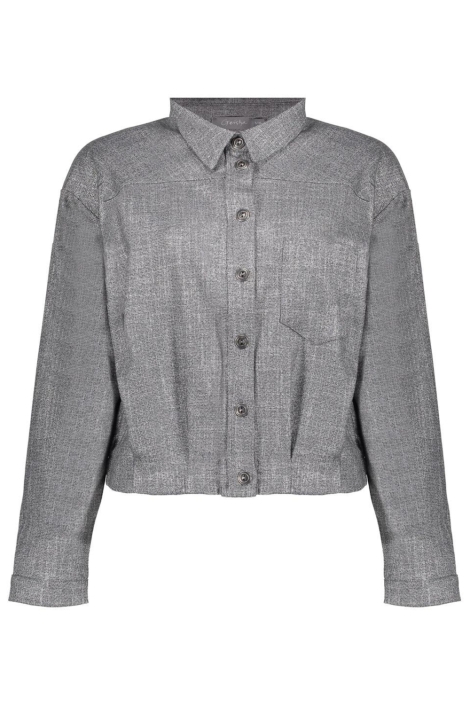 Geisha grijze dames jas | Vooraanzicht