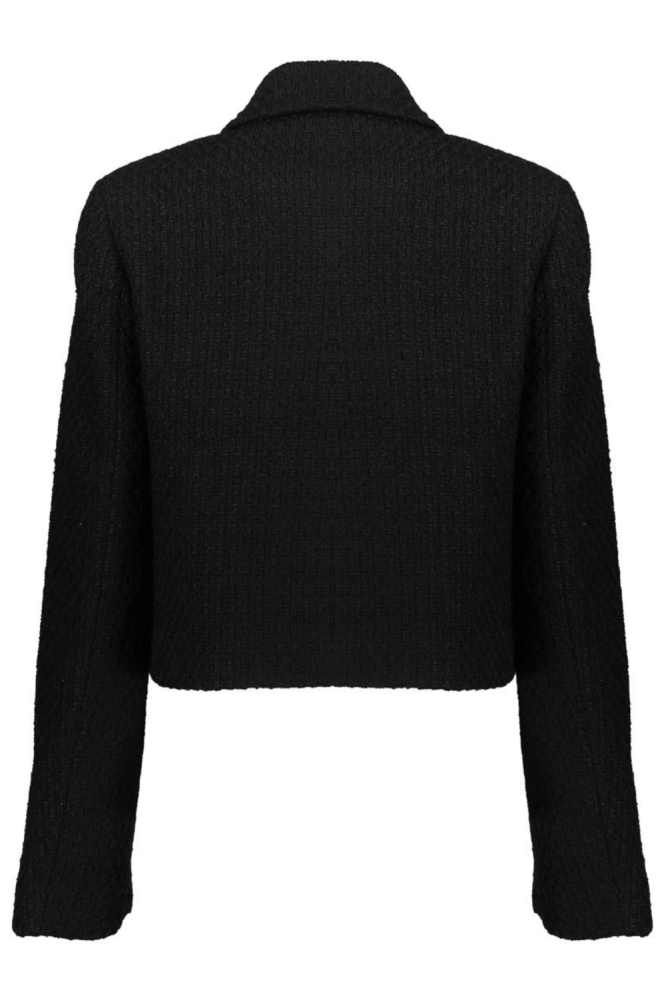 Geisha zwarte dames jas | Achteraanzicht