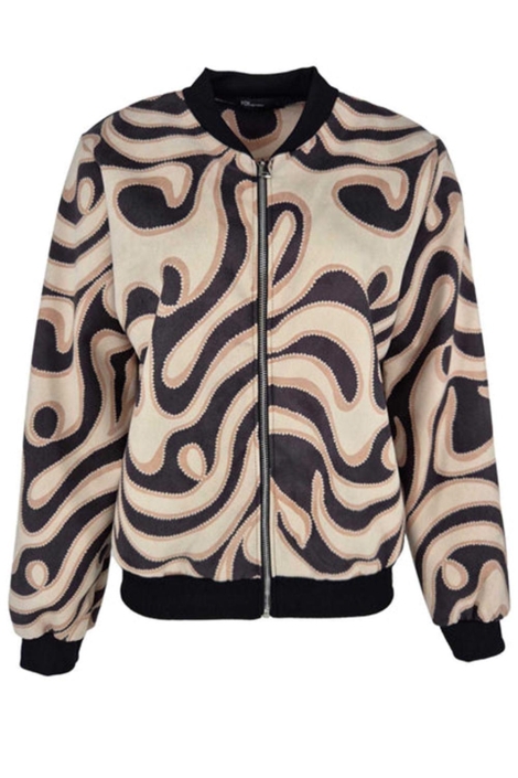 FOS Amsterdam beige dames vest | Vooraanzicht