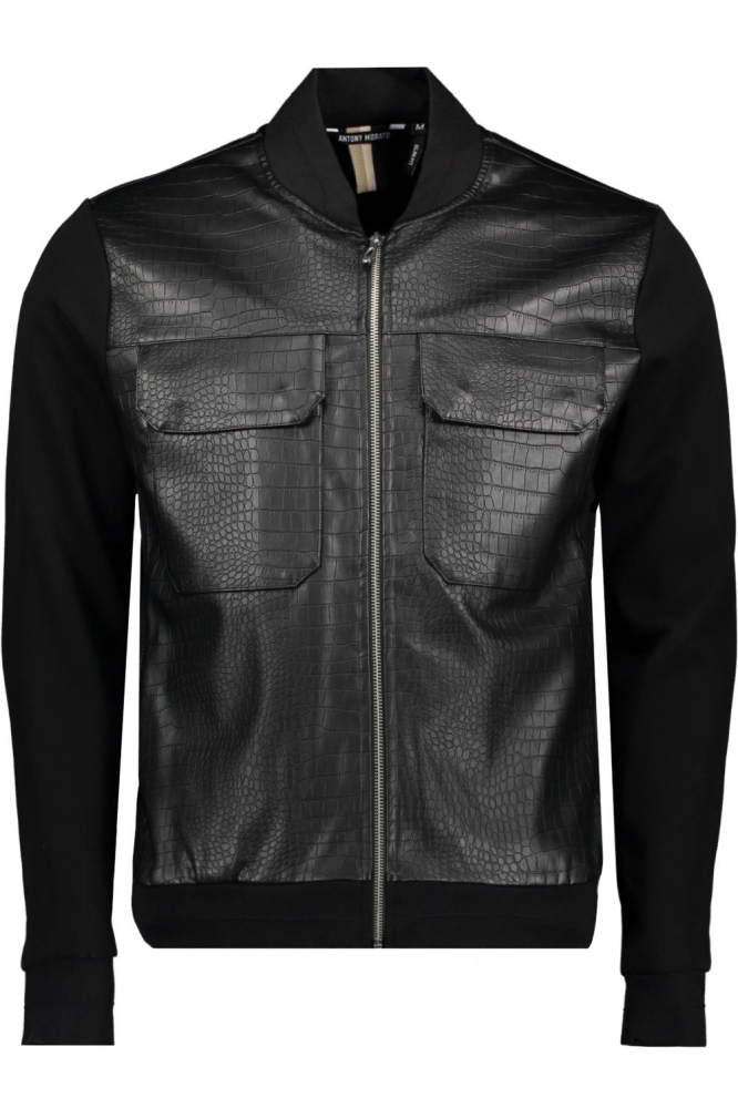 Antony Morato zwarte heren vest | Vooraanzicht