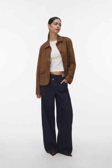 Vero Moda cognac dames jas | Model