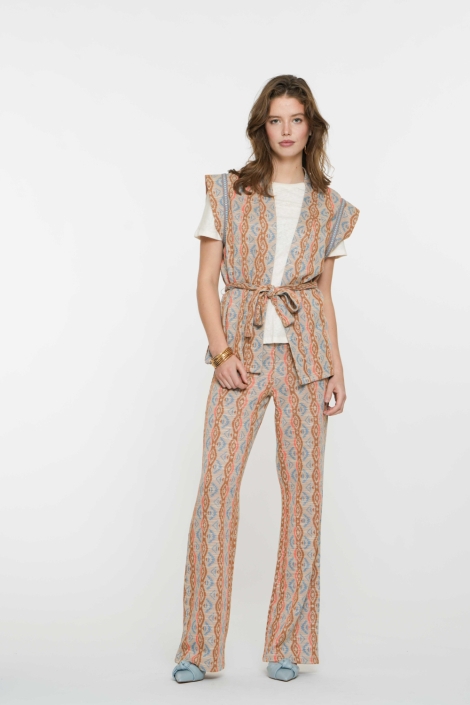 Geisha zand dames gilet | Model