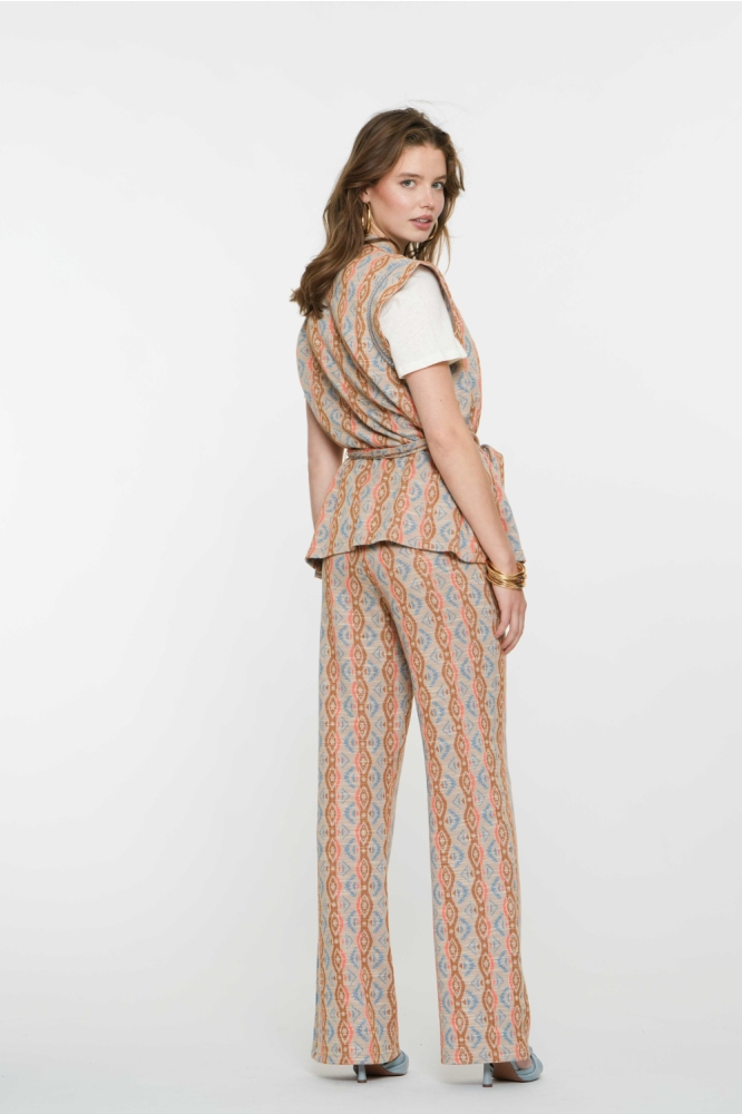 Geisha zand dames gilet | Model