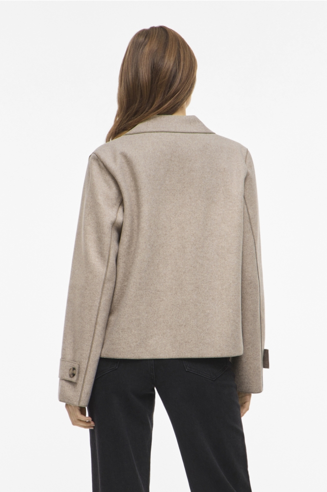 Vila beige dames jas | 