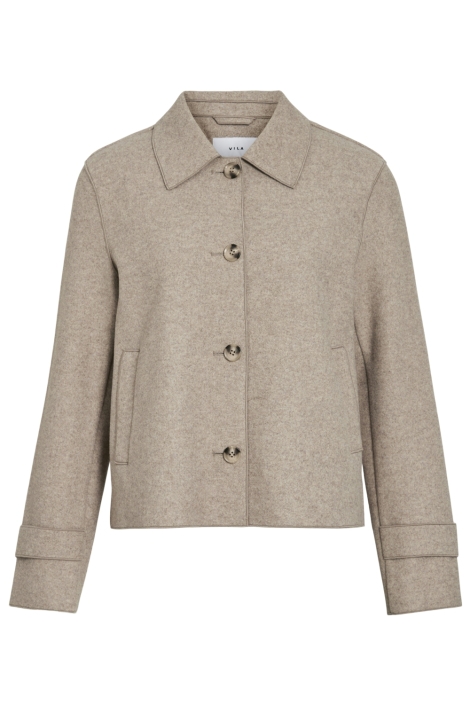 Vila beige dames jas | 
