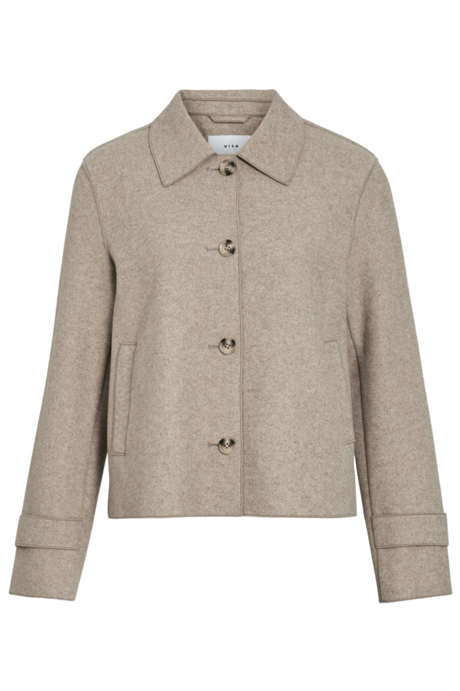 Vila beige dames jas | 