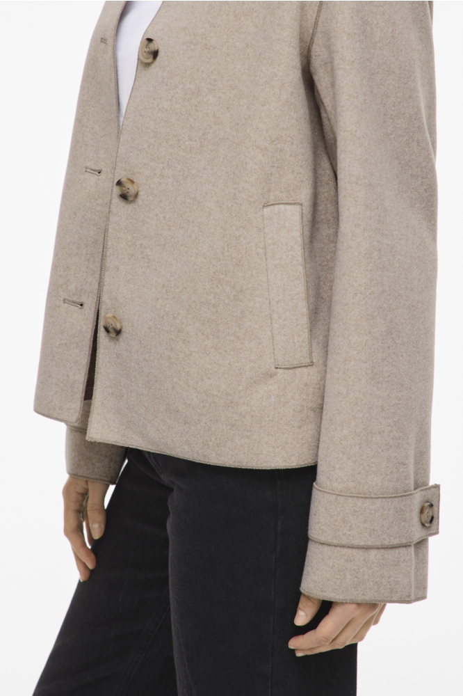 Vila beige dames jas | 