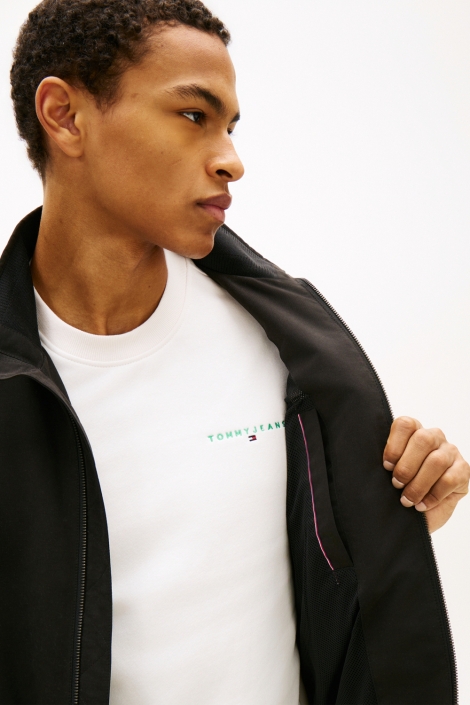 Tommy Jeans zwarte heren jas | Unique Selling Point