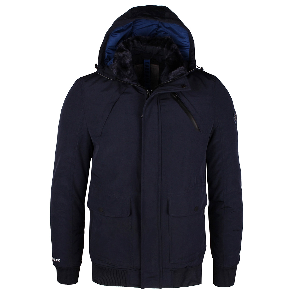 waterafstotende korte tech winterjas 53147 gabbiano jas navy waterafstotende korte tech winterjas 53147 gabbiano jas navy