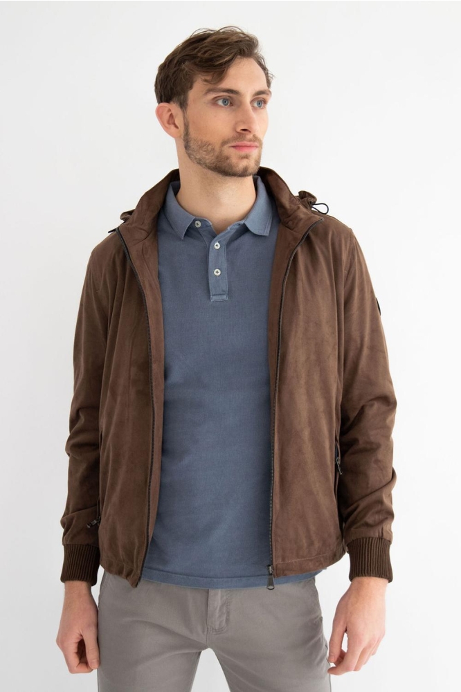 TEXTILE JACKET 21721 WALNUT 541