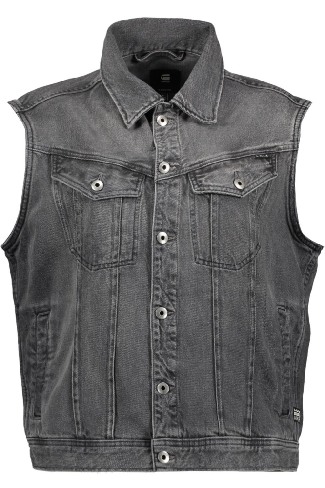 OVERSIZED DENIM VEST  WMN EV D22581 D291 C778 31 Faded Blade