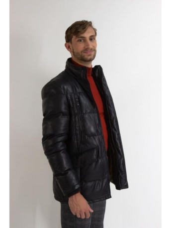 Donders Jas LEATHER JACKET 52333 790 BLUE NIGHT