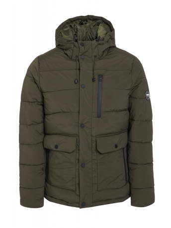 Gabbiano Jas GEWATTEERDE JAS MET CAPUCHON 532712 ARMY 502