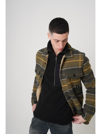 Kultivate Jas JK SHERPA 2201042600 664 DARK OLIVE
