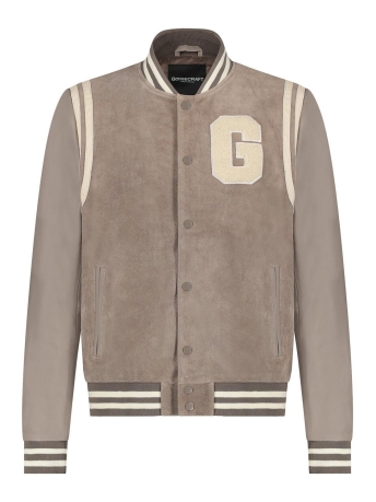 Goosecraft Jas GC MELROSE BOMBER 102322017 COW SUEDE SHEEP DD DOWN