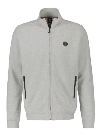 Lerros Vest GESTRUCTUREERD SWEATJACK 2384503 127 FOG WHITE