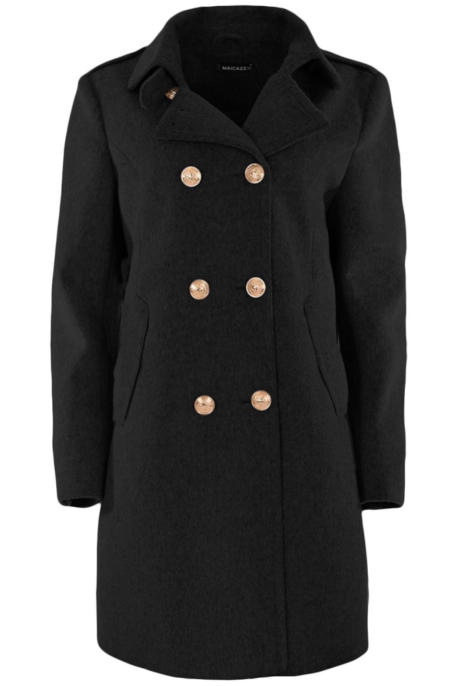 GIZI COAT FA23 10 504 BLACK