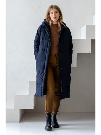 Geisha Jas LANGE PUFFER JAS 28525 21 Navy