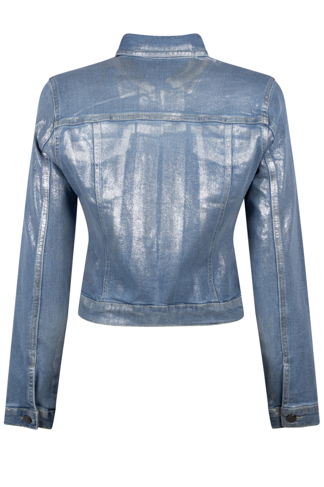 DENVER COATED DENIM JACKET 241 0089 LIGHT DENIM