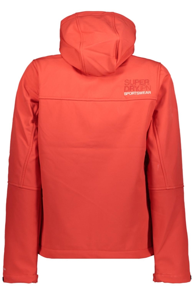 HOODED SOFTSHELL JACKET W5011713A SUNSET RED