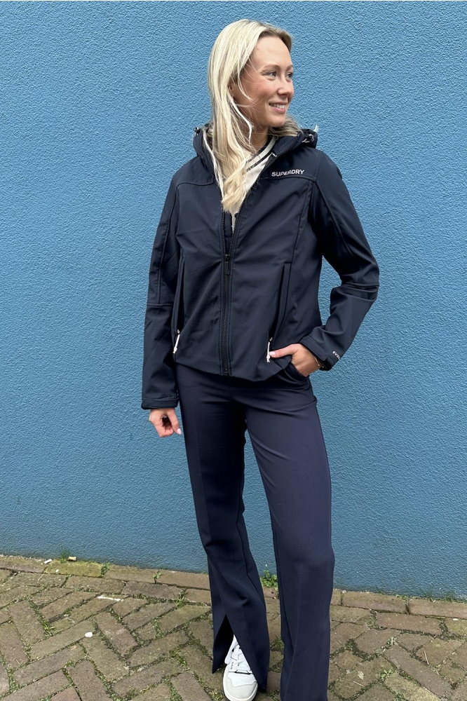 HOODED SOFTSHELL JACKET W5011713A ECLIPSE NAVY