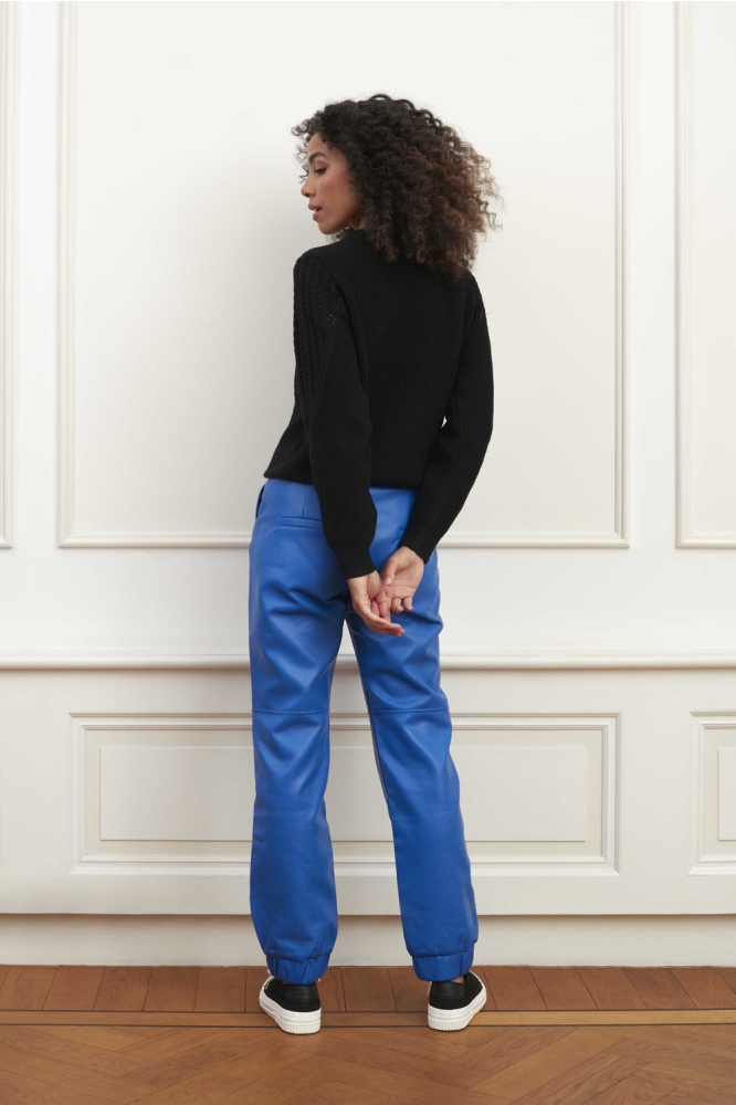 Lofty Manner zwarte dames trui | Model
