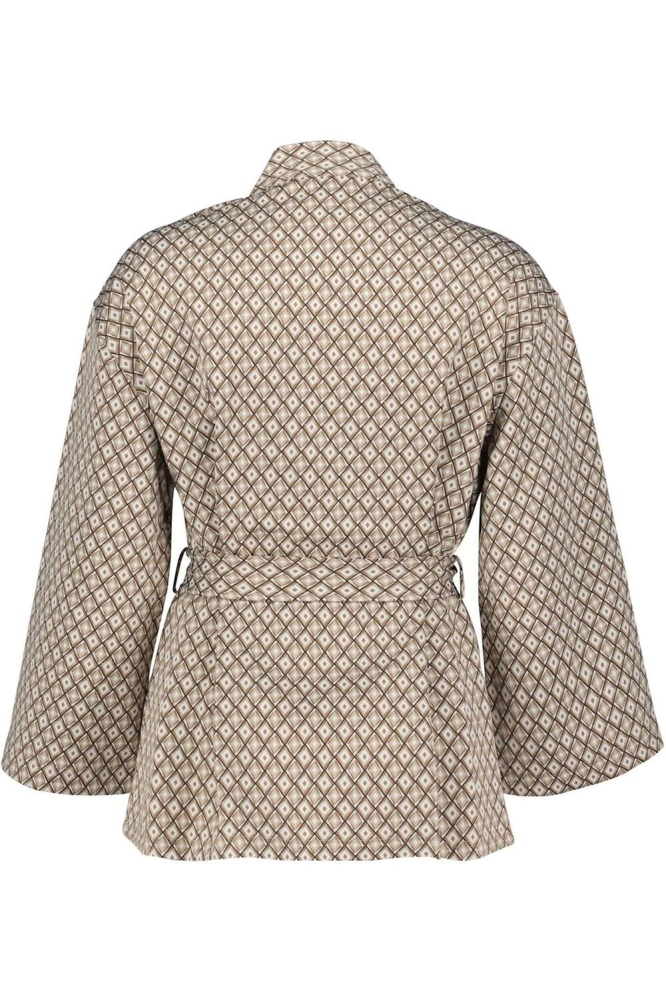 Red Button bruine dames vest | Achteraanzicht