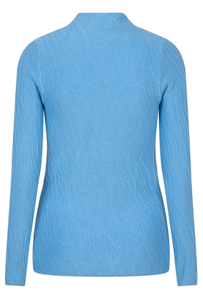 Lofty Manner blauwe dames trui | Achteraanzicht