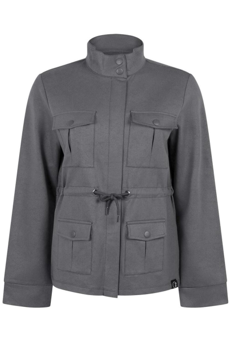 Zoso grijze dames vest | Vooraanzicht