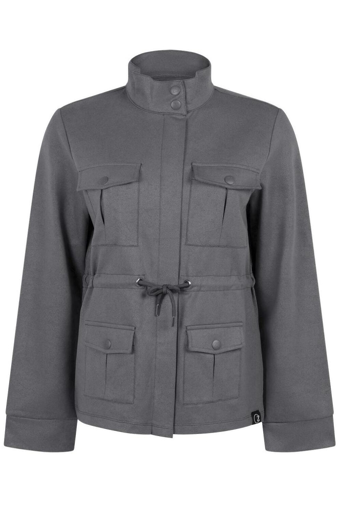 Zoso grijze dames vest | Vooraanzicht