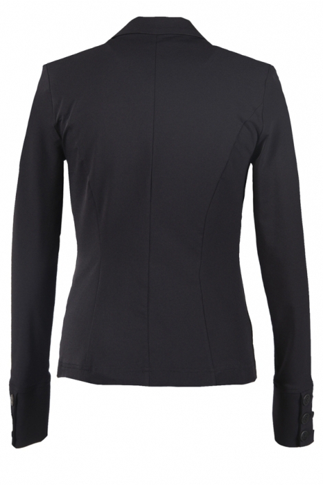 TQ Amsterdam zwarte dames blazer | Achteraanzicht