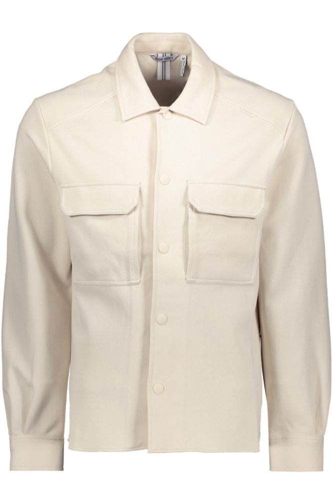 Antony Morato beige heren overhemd | Vooraanzicht
