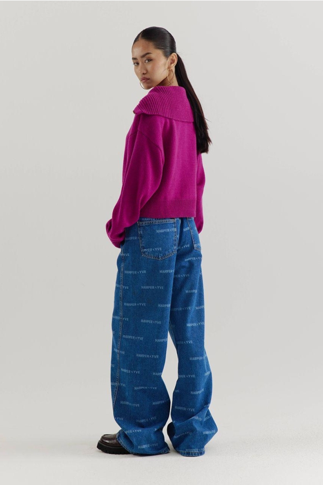 Harper & Yve paarse dames vest | Model