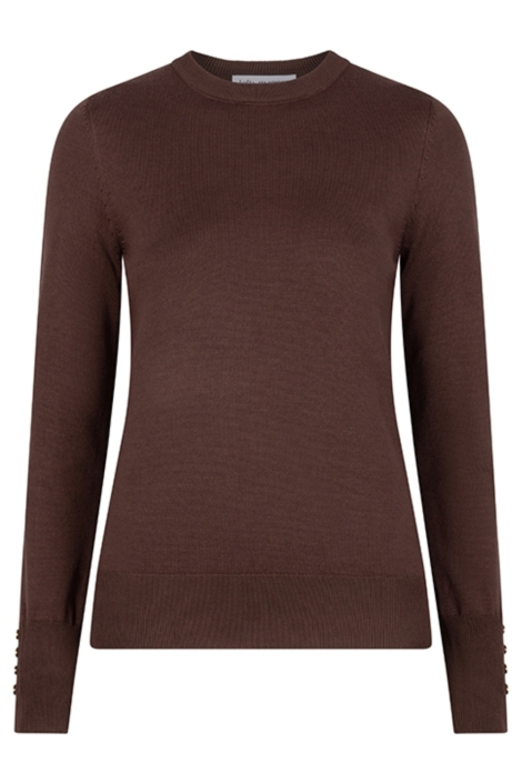 Lofty Manner bruine dames trui | Vooraanzicht