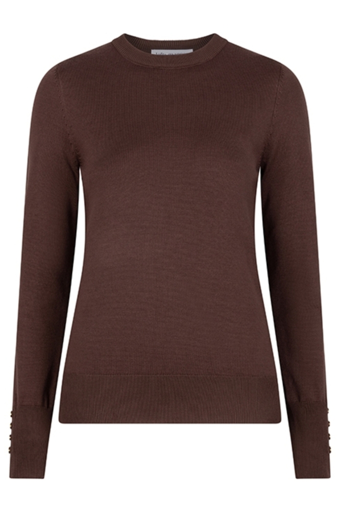 Lofty Manner bruine dames trui | Vooraanzicht