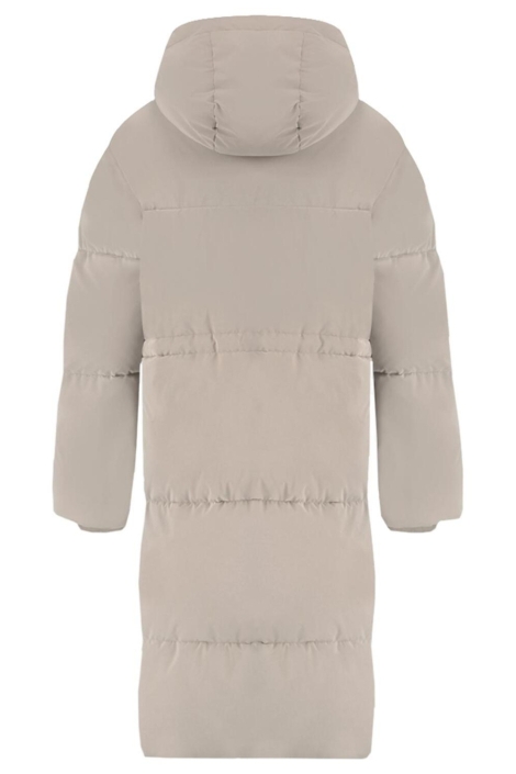 Harper & Yve beige dames jas | Achteraanzicht