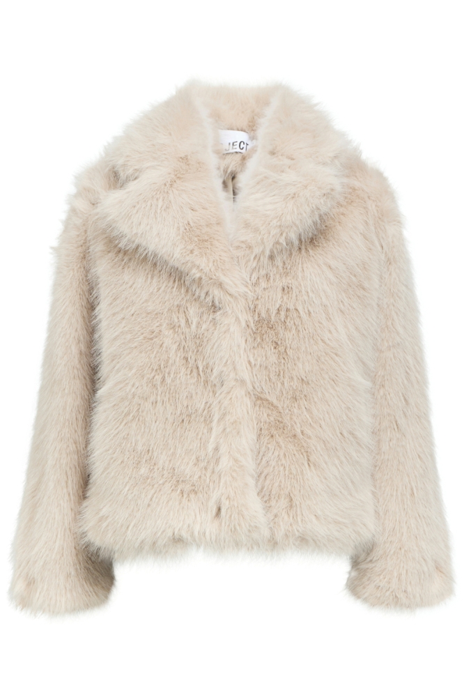 Object beige dames jas | Vooraanzicht
