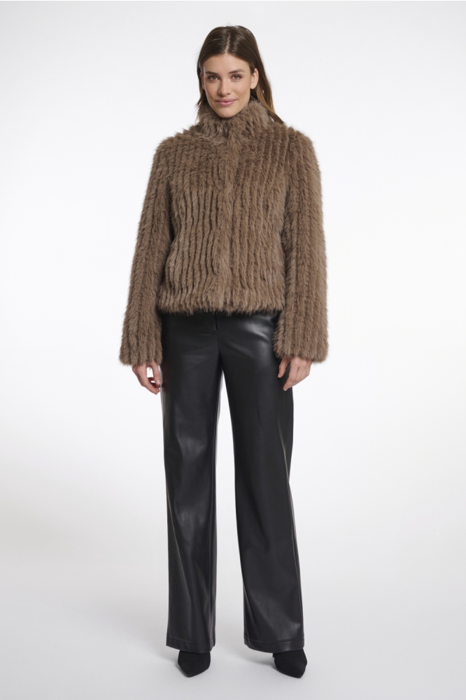 Rino & Pelle camel dames jas | Model