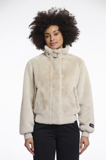Rino & Pelle SHORT FAKE FUR JACKET AMBRA 7002511 9030 birch