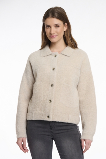 Rino & Pelle Jas BOXY JACKET BUBBLY 5002511 10509 stone